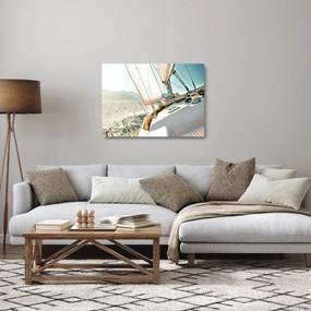 Üveg kép - Yacht (70x50 cm)