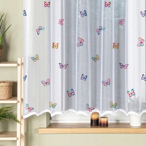 Pillangó függöny gyerekszobába, kislánynak, függönykarnisra kész 300x160