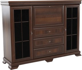 vitrines szekrény billenőajtós bárszekrénnyel, samoa king, KORA KK6