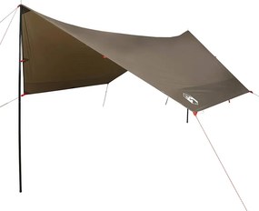 vidaXL barna vízálló kempingponyva 462x306x211 cm