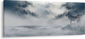 A farkasok képe (120x50 cm)