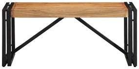 Tömör akácfa dohányzóasztal 80x40x35 cm