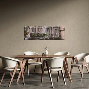 Kép - Creperia (órával) (90x30 cm)