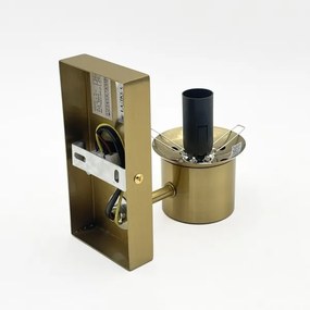 Fali lámpa SFERIO 1xE14/5W/230V sárgaréz/füstös bézs