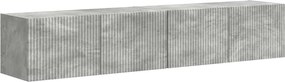 vidaXL TV Fali Szekrény 2 pcs Beton 60 x 31 x 29.5 cm Faanyag