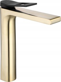 Mosdó csaptelep magas Soul Csiszolt arany Rea