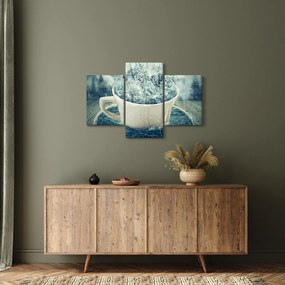 Kép - Téli világ egy bögrében (90x60 cm)