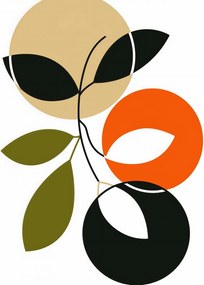 Poszter 40x50cm Organikus szoba