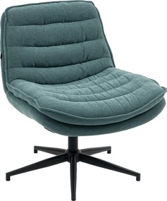 HOMCOM Irodai Szék Karfa Nélkül Széles Üléssel, Magasságban Állítható Ülésű Szék, Két Rétegű Habos Puhasággal, Forgó Szék, Vászon Hatású Kivitel, Otth