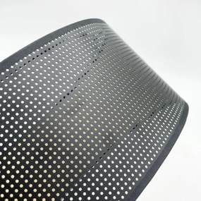 Mennyezeti lámpa SIRJA PLISADO 3xE27/15W/230V Ø 35 cm fekete/arany