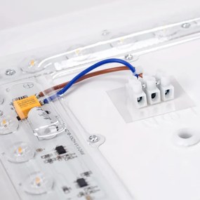 BRILAGI - LED mennyezeti lámpa PILANA SQUARE LED/24W/230V tölgy/bézs 32x32 cm