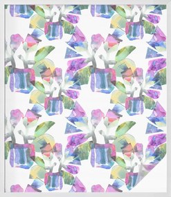 Ablakfólia Öntapadós Adatvédelem Színes absztrakt 100x116