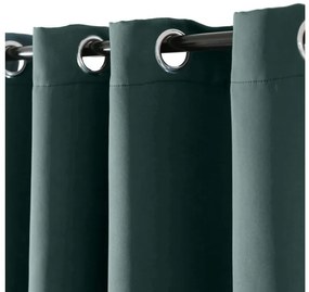 OXFORD türkiz függöny 140x250 cm Felfüggesztés: Hullámos sínszalag