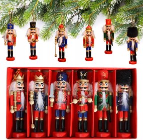 Diótörő Karácsonyfadísz Szett Karácsonyfadísz 6DB-OS