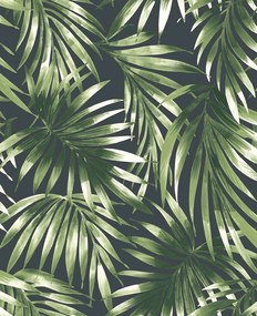 Dzsungel Tapéta Vinil Pálmalevelek Flizelin