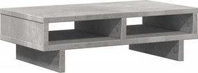 vidaXL betonszürke szerelt fa monitorállvány 50 x 27 x 15 cm