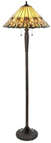 Endon 64192 - Tiffany JAMELIA állólámpa 2xE27/60W/230V átmérő 50 cm