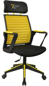 Irodai gamer szék Vamivo 1 (sárga + fekete) . 1093819