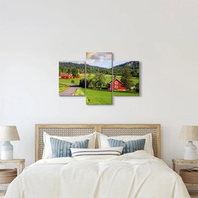 Vidéki kép (90x60 cm)