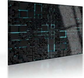 Kép - Technológiai felület (üvegen) (70x50 cm)