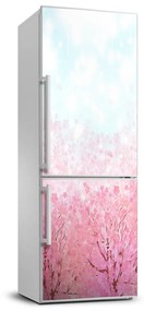 Hűtőre ragasztható matrica Cseresznye virágok FridgeStick-70x190-f-78464796