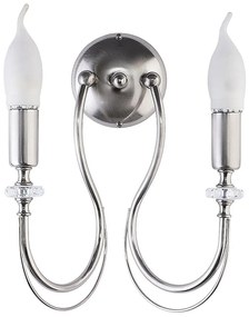 Jupiter 1690 - Fali lámpa MELANI 2xE14/40W/230V ezüst