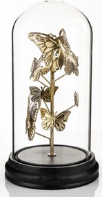 Dekoráció arany üveg szobor ajándék