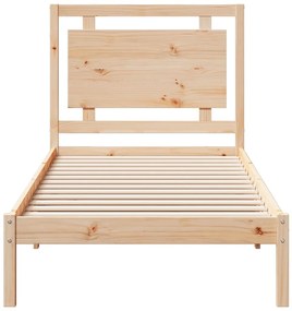 tömör fa extra hosszú ágykeret matrac nélkül 100 x 210 cm