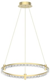 Milagro LED Csillár zsinóron ELEGANCE LED/36W/230V átm. 60 cm arany MI2529