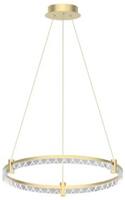 LED Csillár zsinóron ELEGANCE LED/36W/230V átm. 60 cm arany