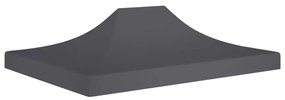 antracitszürke tető partisátorhoz 4,5 x 3 m 270 g/m²