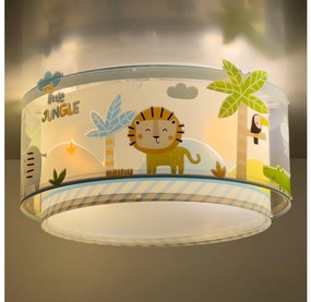 Dalber 76116 - Gyermek mennyezeti lámpa JUNGLE 2xE27/15W/230V 76116