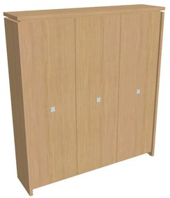 Verno magas gardrób 188 x 46 x 210 cm, világos tölgy
