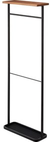 Tower fekete fém állvány fa polccal - Yamazaki