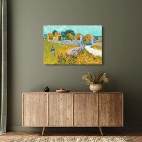 Kép - Vincent van Gogh, Farmhouse in Provence, reprodukciók (90x60 cm)