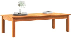 vidaXL Dohányzóasztal Max Barna 110 x 50 x 30 cm Tömör fenyőfa