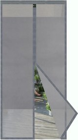 Szúnyogháló Ajtóra Mágneses Ajtóháló 110 x 220 CM Szürke