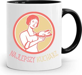 Fekete Bögre A Legjobb Szakácsnak, fényképes nyomattal