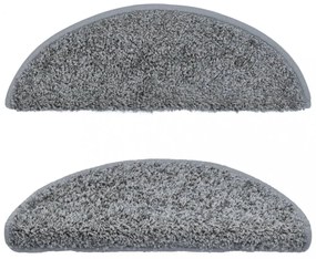 10 db szürke lépcsőszőnyeg 65 x 21 x 4 cm