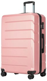 BONTOUR “SPINNER” Nagy Duplakerekes Gurulós bőrönd, RoseGold