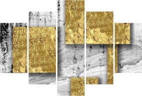 Kép - Arany négyzetek N⁰3 (150x105 cm)
