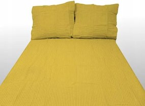 Ágyneműhuzat kéregből 200x220 napsárga egyszínű pamut 100%