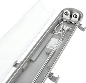 LED műszaki fénycsöves lámpatest T8 2xG13/18W/230V 5000K IP65 127 cm