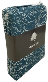 Pamut ágynemű FROSTLINE kékeszöld Ágyneműhuzat mérete: 70 x 90 cm | 140 x 200 cm