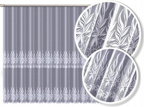 Mg Függöny 618/466 Fehér 400x250cm Kész Szalaggal K