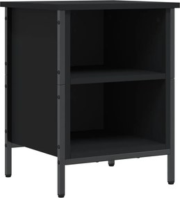 vidaXL fekete szerelt fa cipőszekrény 38 x 35 x 50 cm