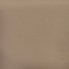 kávészínű műbőr Chesterfield kanapéfotel
