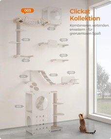 Macska híd, macska mászóka  87,2 x 28 x 13,8 cm | Feandrea