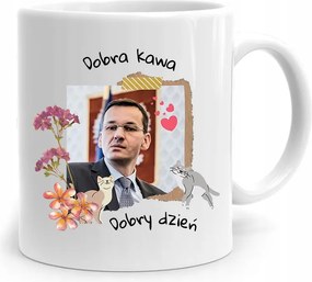 Bögre Politikus Miniszterelnök Mateusz Morawiecki Pis