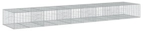 horganyzott vas gabion kosár fedéllel 500 x 100 x 50 cm